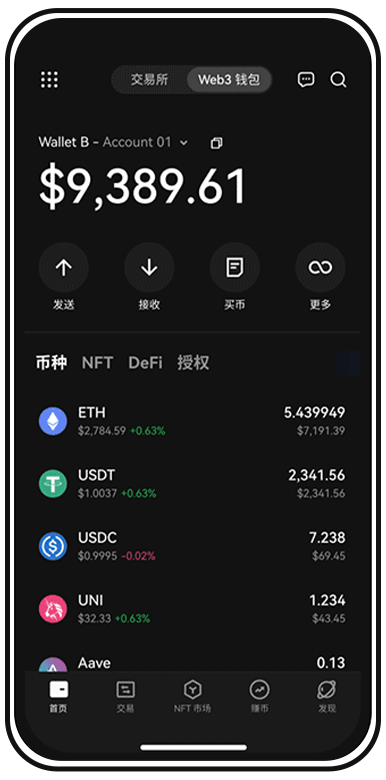 欧交易所App界面展示